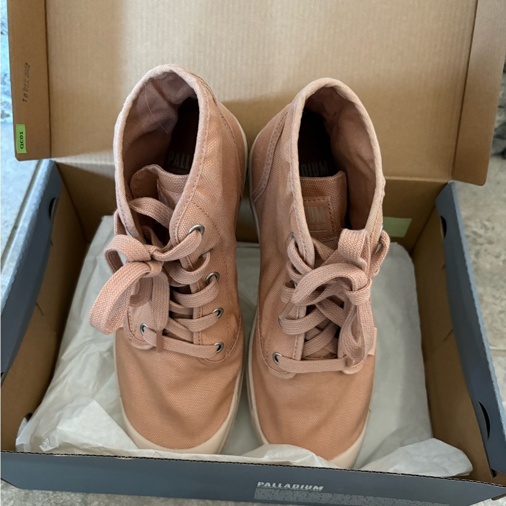 Palladium Blush Canvas High-Tops
